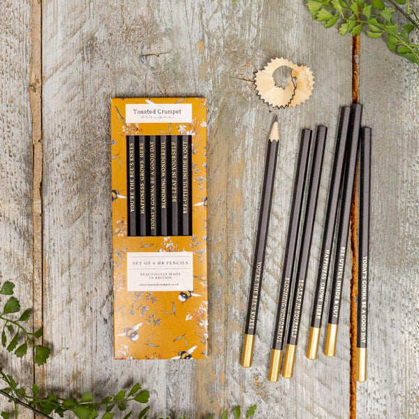Bees & Honeysuckle Pencil Set