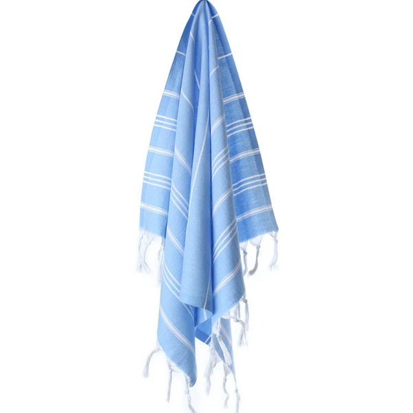 Blue Turkish Hand Towel