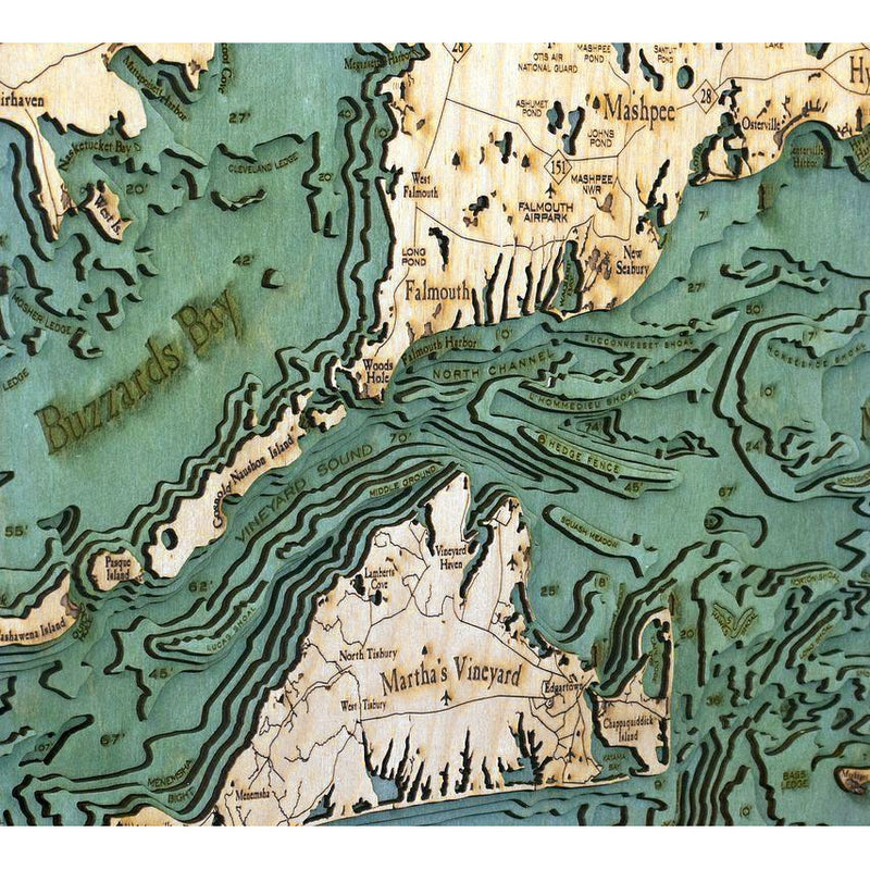 Cape Cod Map Large