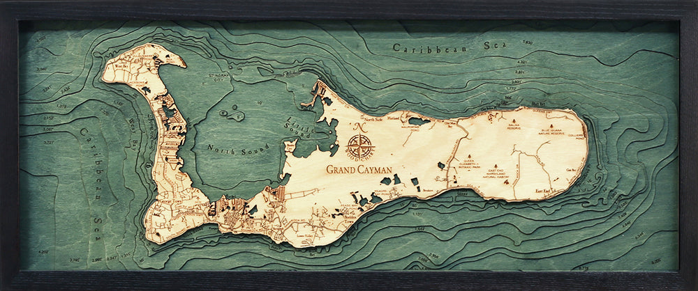 Grand Cayman map