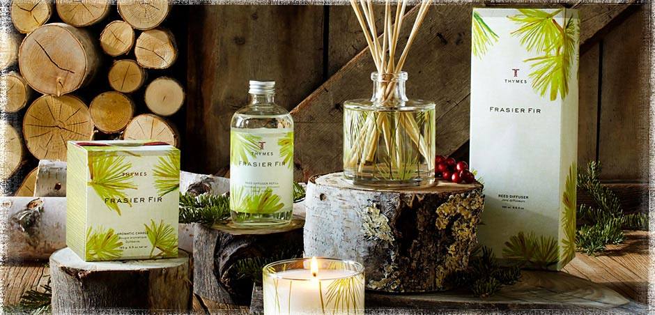 assorted thymes candle products