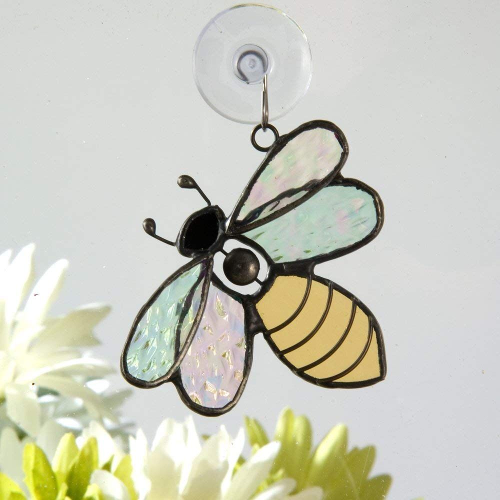 bee decorative glass