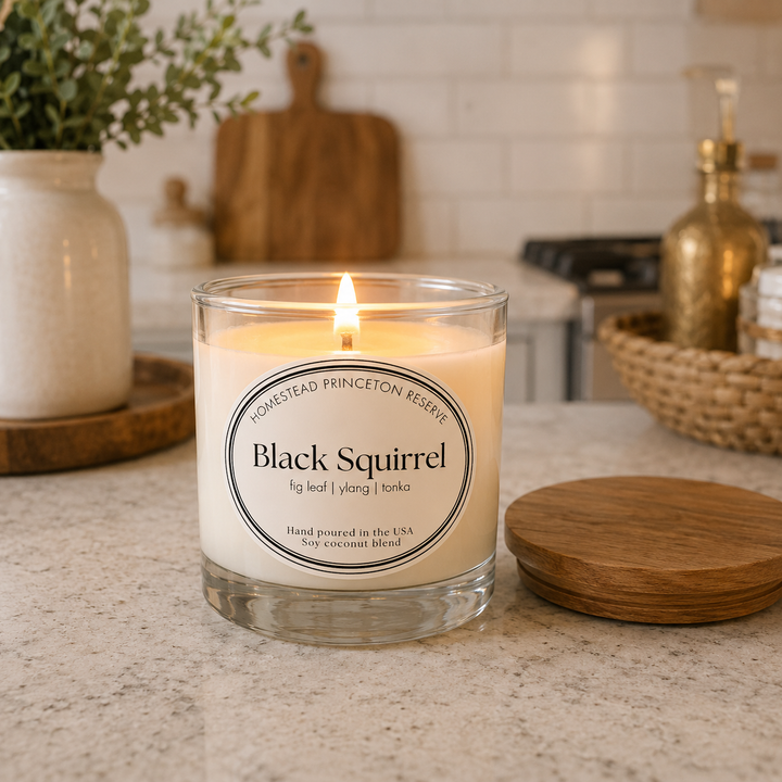 Black Squirrel Candle