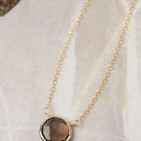Favorites Smoky Quartz Focal Necklace