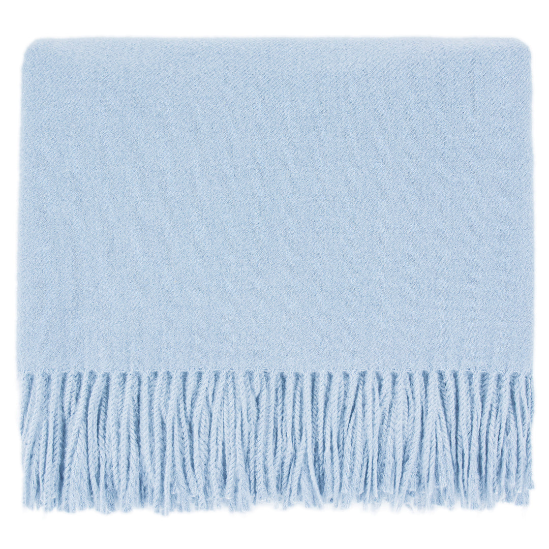 Edinburgh Powder Blue Throw