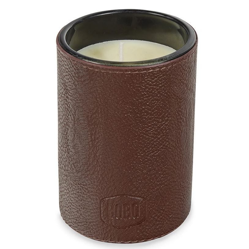 Woody Spice Brown Candle