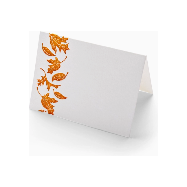 Set of 8 Leaf Place Cards