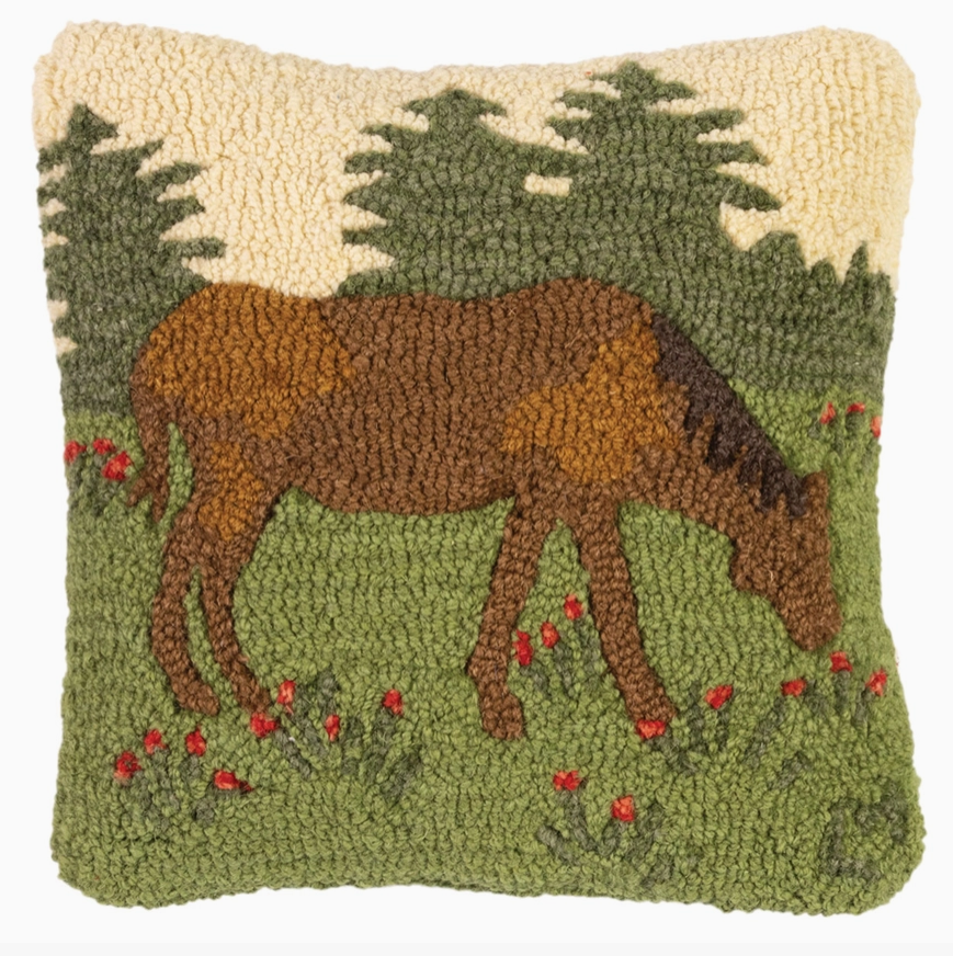 Bay Horse Pillow