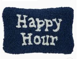 Blue Happy Hour Pillow
