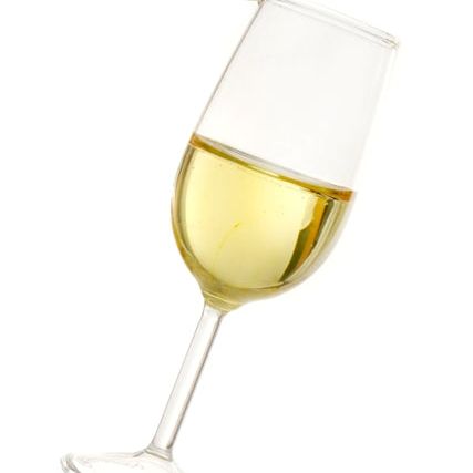 White Wine Glass Ornament