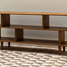 Low Zig Zag Bookcase