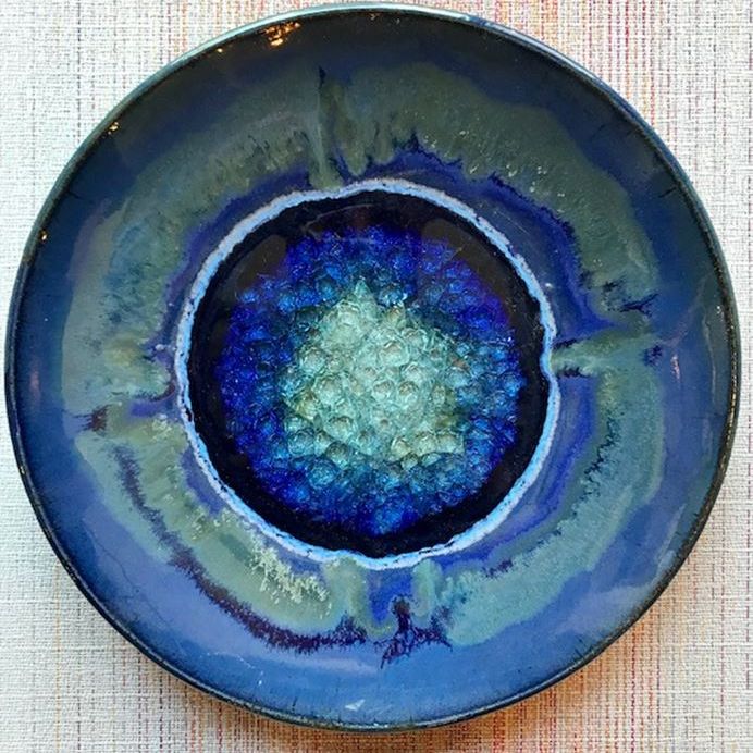 Large Plate w/Glass