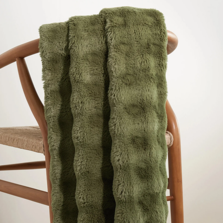 Faux Olive Throw