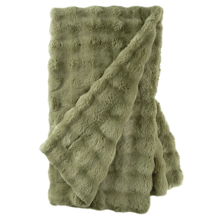 Faux Olive Throw