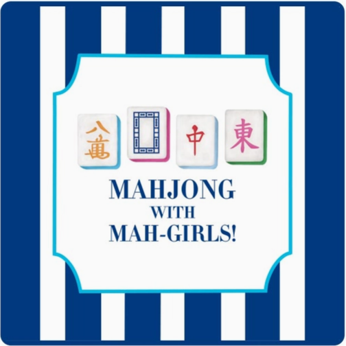 Mahjong Paper Coaster Set