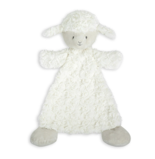 Dolly Lamb Rattle Blankie