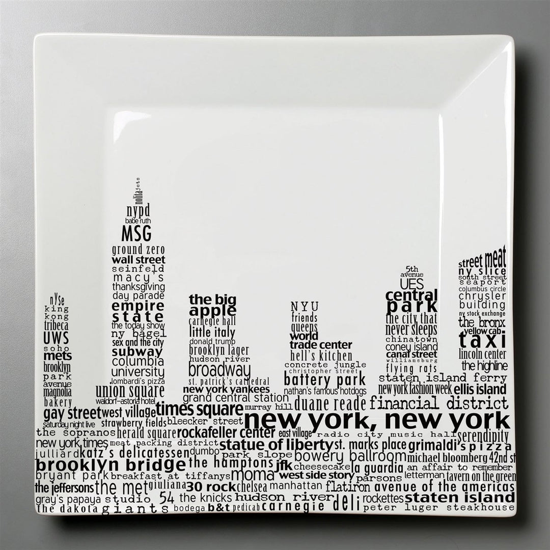 NYC Skyline Dish