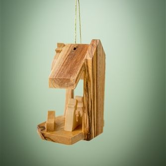 Sm Palm Manger Ornament