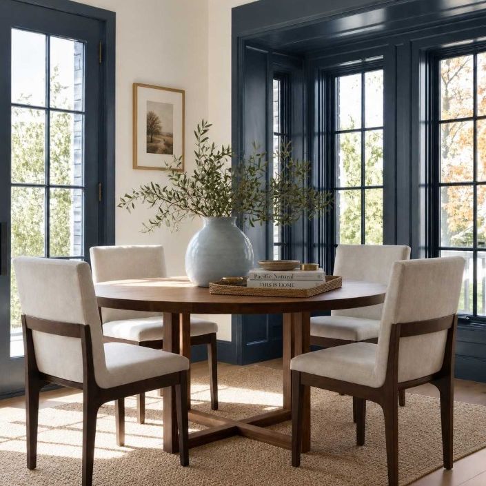 Nassau Dining Table - 60" Walnut