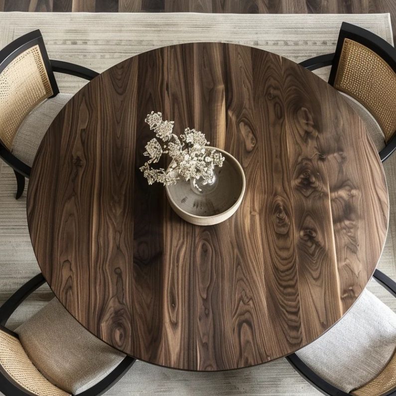 Nassau Dining Table - 60" Walnut