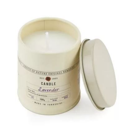 Small Lavender Candle Tin