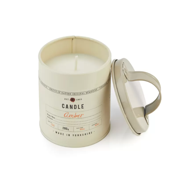 Amber Candle Tin
