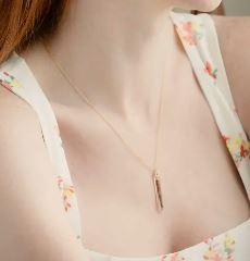 18" Smoky Quartz Necklace