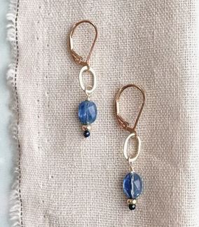 Blue Sea Drop Earrings