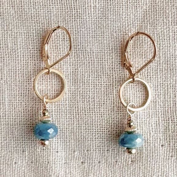 Lagoon Blue Drop Earrings