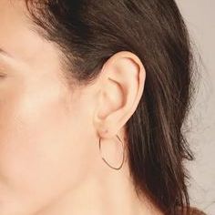 GF MINIMAL HOOP SM ORGANIC CIRCLE