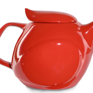 Chirpy Teapot Bright Red