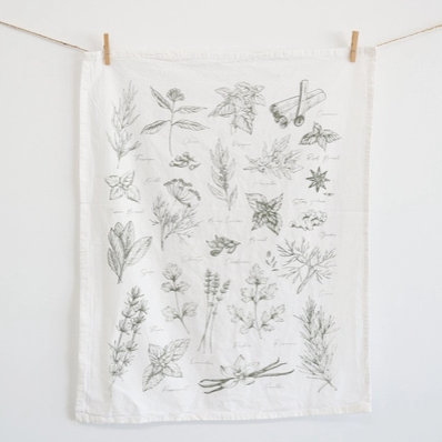 Kitchen Herbs Towel