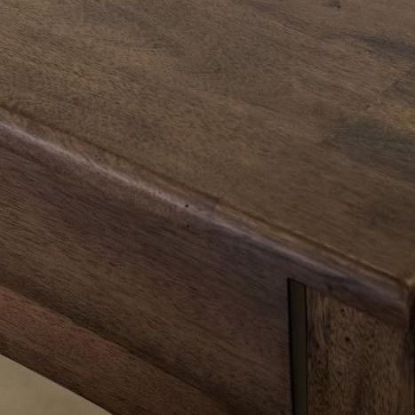 Dark Mezquite 3 Drawer Desk