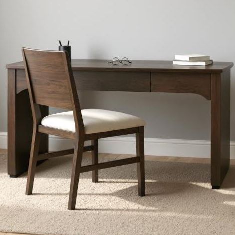 Dark Mezquite 3 Drawer Desk