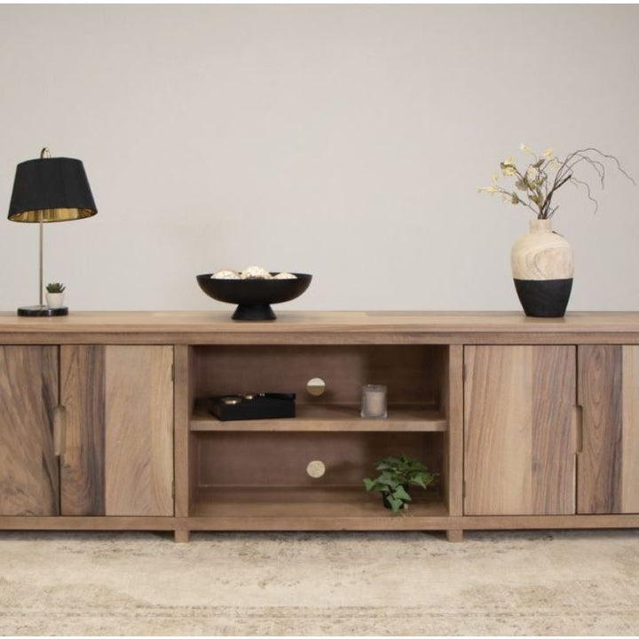 Natural Parota 93" TV Stand