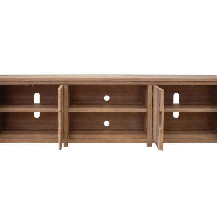 Natural Parota 93" TV Stand