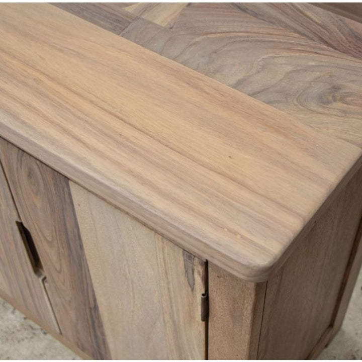 Natural Parota 93" TV Stand