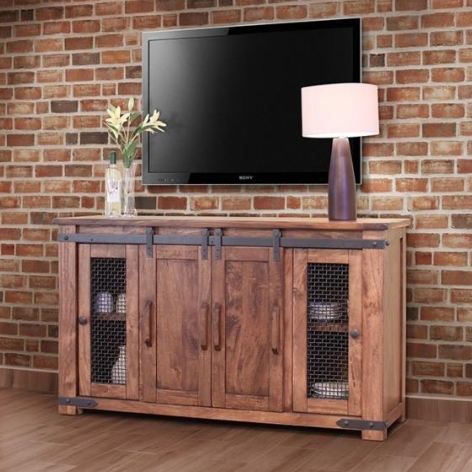 60" Perotta TV Stand with Doors