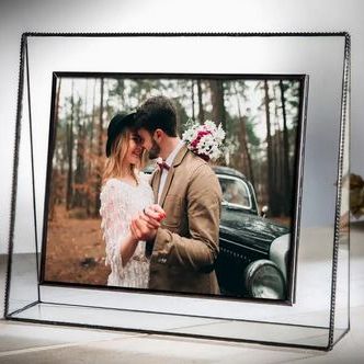 8X10 Horizontal Clear/Beaded Frame