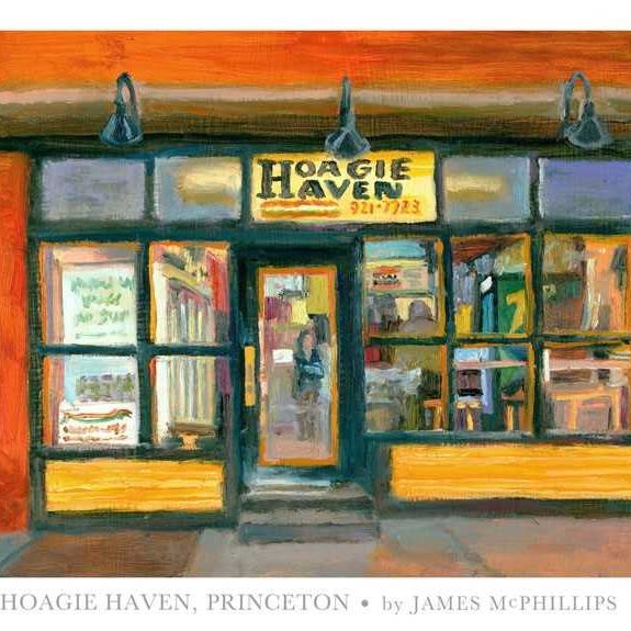 Hoagie Haven Orange Poster Framed