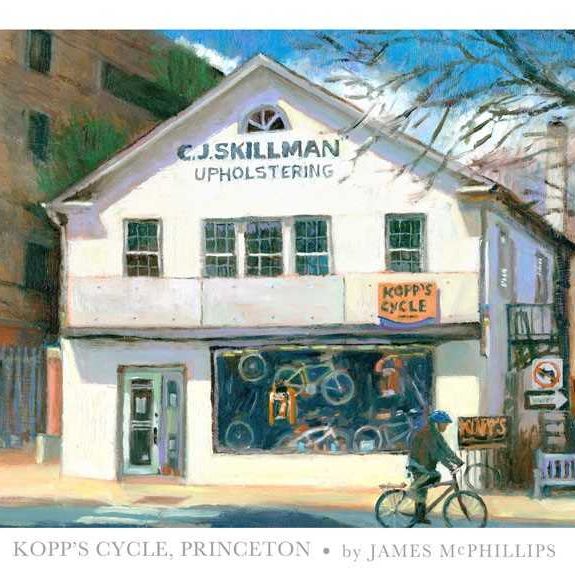 Kopp's Cycle Poster Framed
