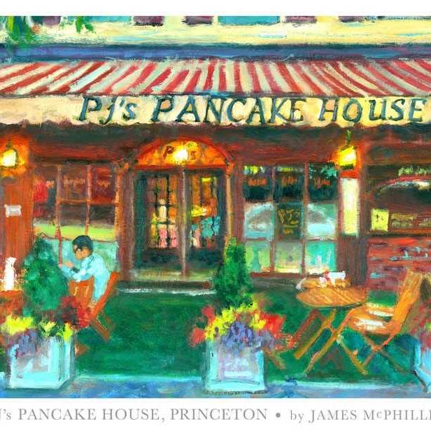 PJ's Pancake House Poster Framed