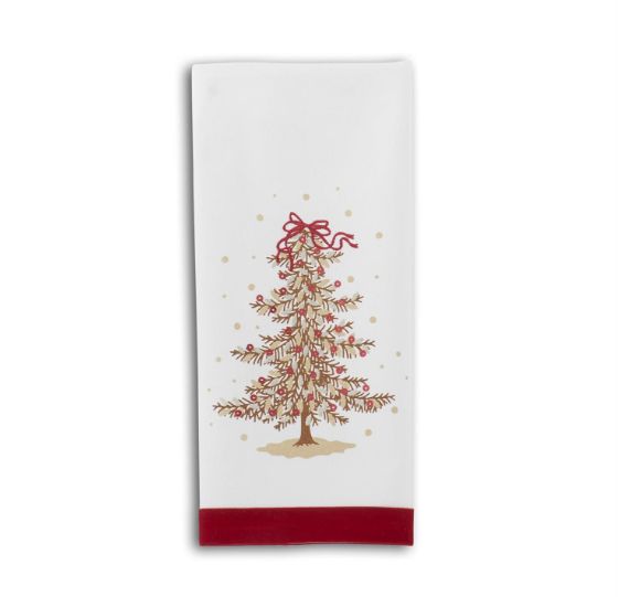 Cardinals and Tree Towel