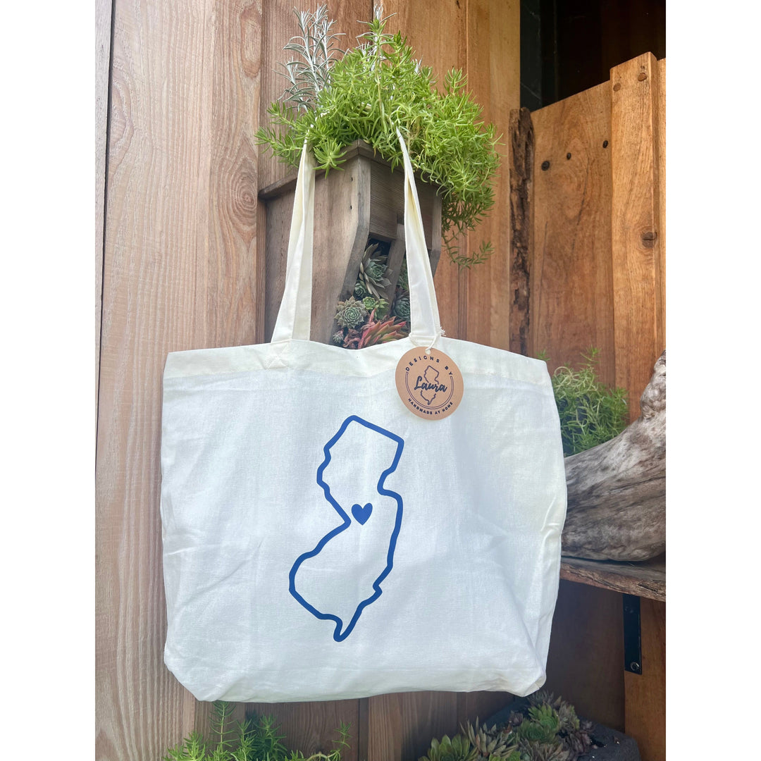 New Jersey Heart Tote Bag