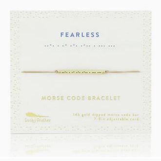 Fearless Morse Code Bracelet (G)