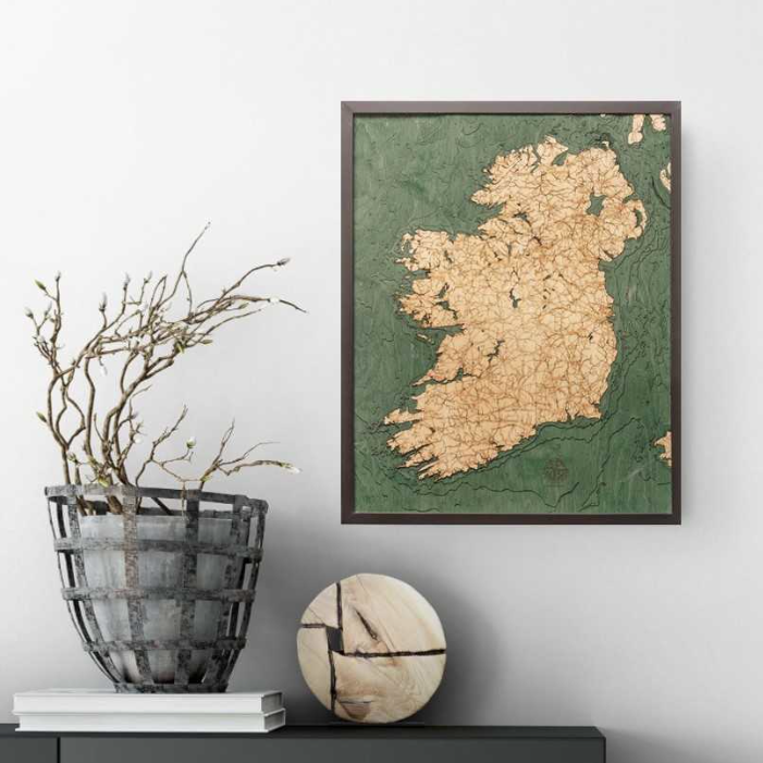 Ireland Map 24.5X31 Lg