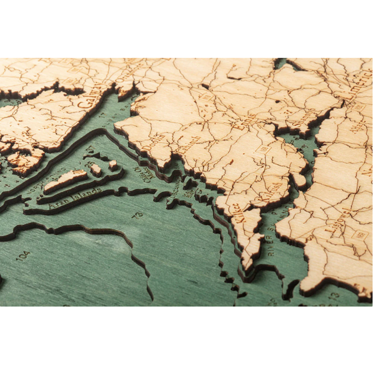 Ireland Map 24.5X31 Lg