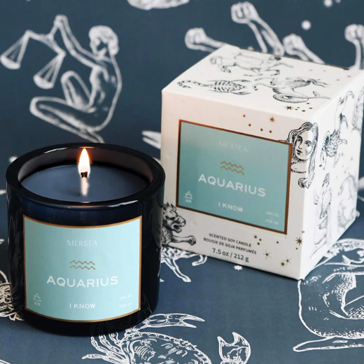 Aquarius Candle