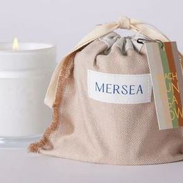 Beach Bungalow Sandbag Candle