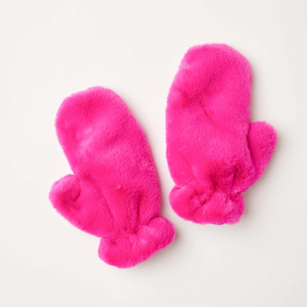 Ultraviolet Cozy Cabin Mittens